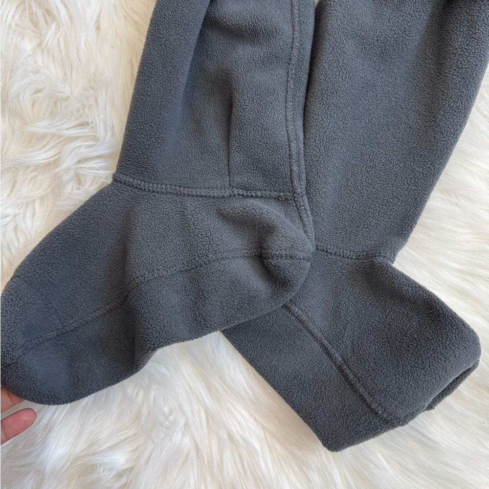 Hunter Black & White Knit Cuff Fleece Boot Socks - Picture 4 of 7